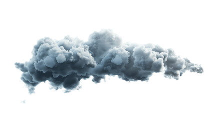 3D Realistic Cumulus Cloud, Isolated on Transparent Background, Digital Asset, Weather, Cloud, Nature, Texture