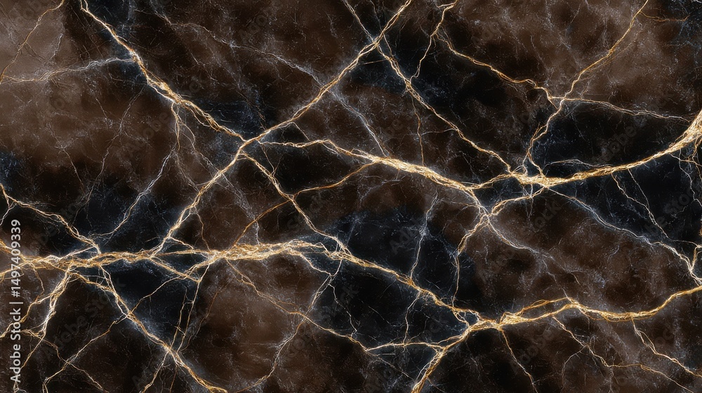 Poster a close up of a stone wall with cracks and splinters