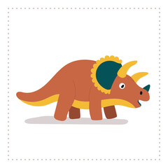 Playful cartoon dinosaur with a winter beanie. Bright, fun, and perfect for children’s books, posters, classroom visuals, party invitations, and creative prints
