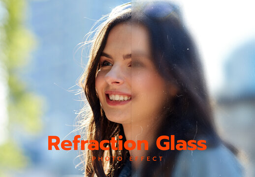 Refraction Glass Photo Effect