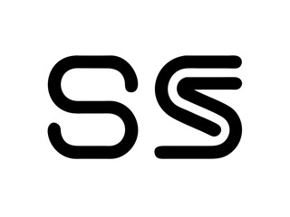 Modern Minimalist Logo Design of "SR" .Clean, bold, and contemporary logo featuring the initials "SR".