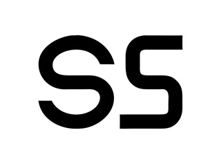 Modern Minimalist Logo Design of "SR" .Clean, bold, and contemporary logo featuring the initials "SR".