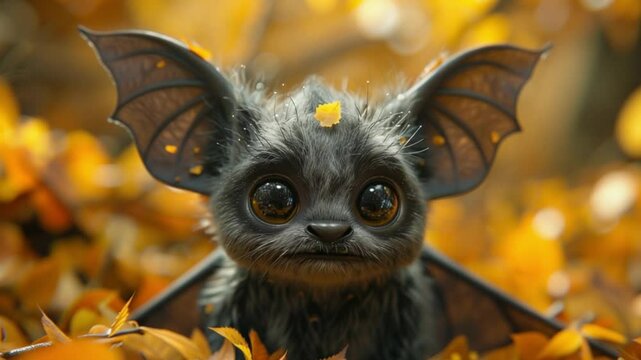 cute hellowen bat