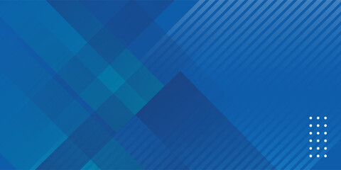Obraz premium Abstract stripe blue background with dynamic effect. Motion vector Illustration with white lines decoration. Trendy dark navy blue gradients. Can be used for advertising, marketing, presentation