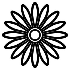 abstract flower vector illustration