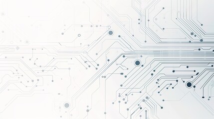 Modern Minimalist Line White Tech Background: Clean, Sleek & Futuristic Design for Digital Spaces, Presentations, and Tech-Driven Visuals – Ideal for Websites, Apps, Posters, and Corporate Branding. F
