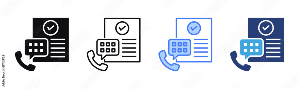 Poster booking icon sheet multiple style collection