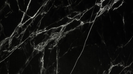 Elegant black marble texture with white veining, showcasing natural stone patterns, ideal for backgrounds, design projects, and luxury interior applications, enhancing visual aesthetics