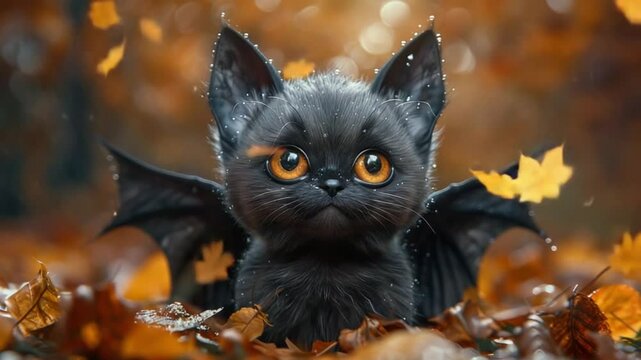 cute hellowen bat