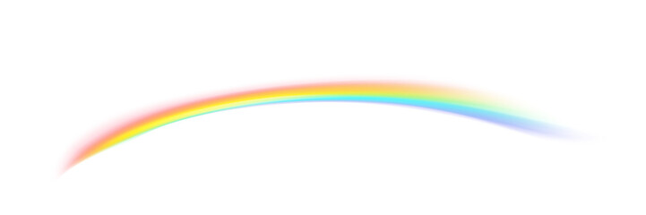 Neon Rainbow Stream PNG Transparent Light Trail for Futuristic Abstract Art
