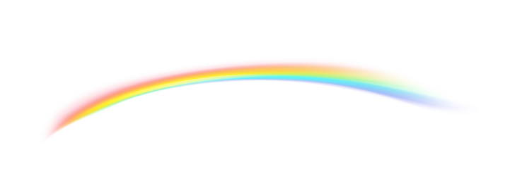 Neon Rainbow Stream PNG Transparent Light Trail for Futuristic Abstract Art