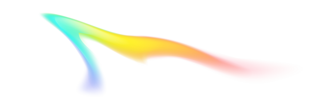 Dreamy Gradient Wave PNG Color Flow Effect for Creative Design Backgrounds