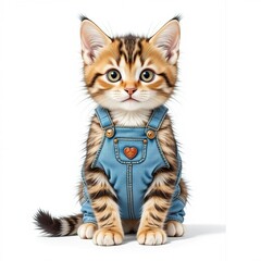 Gato bebé con peto
