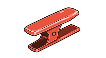 Red Plastic Clip