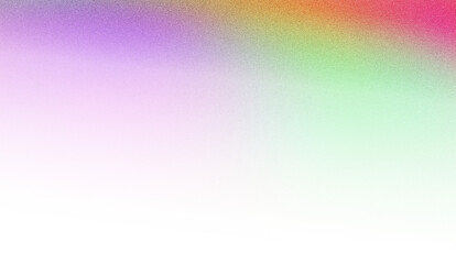 Abstract colorful gradient background with textured effect and diagonal cut.