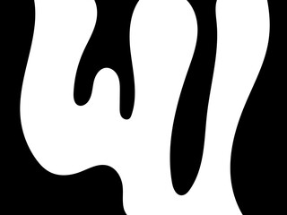 black and white curve pattern for abstract background