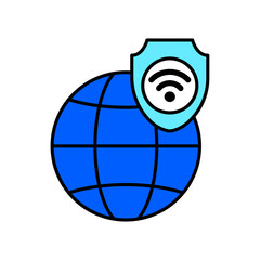 Icon a VPN, isolated against a clean background.