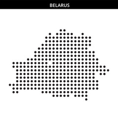 Geographic outline of Belarus