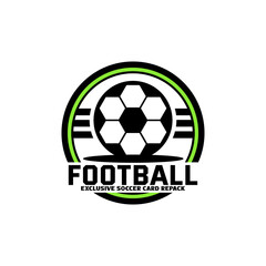 Obraz premium logo soocer emblem. vector soccer sport logo.