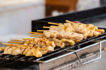 屋台の焼き鳥