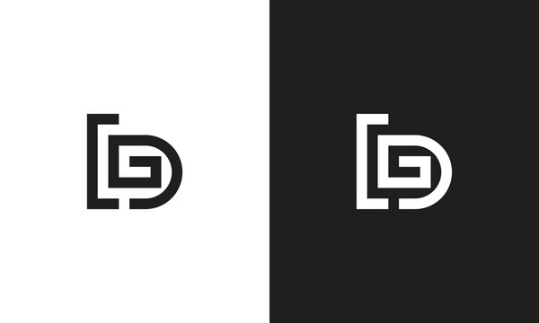 CGB logo, monogram unique logo, black and white logo, premium elegant logo, letter CGB Vector minimalist