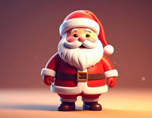 Cute cartoon Santa, perfect for Christmas cards, websites, and more!