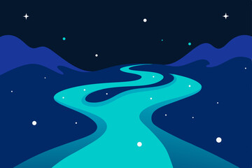 Fototapeta premium night sky with stars