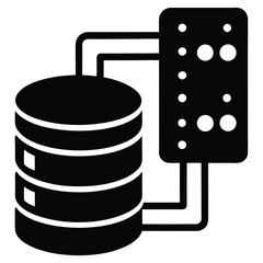 Software Developer element isolated database query on white background