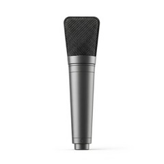mic stock photo on white background 
