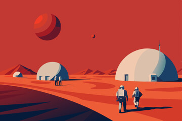 camel caravan in the desert