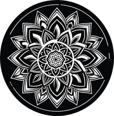 mandala round ornament