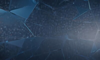 Abstract blue geometric background, tech lines & shapes , blueprint,  illustration