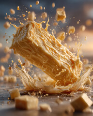 butter slice dropping