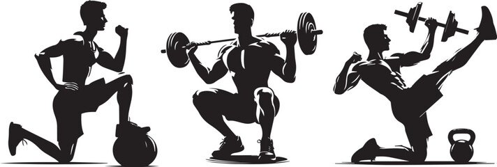 activity silhouette vector