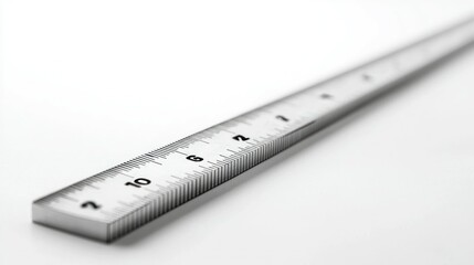 Ruler isolated on white background