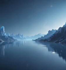 Gentle light blue to deeper blue fade, ethereal, tranquil abstract , dreamy, abstract