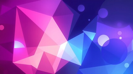 Modern geometric abstract background, vibrant