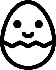 Happy easter icon