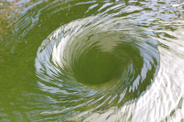 green swirl