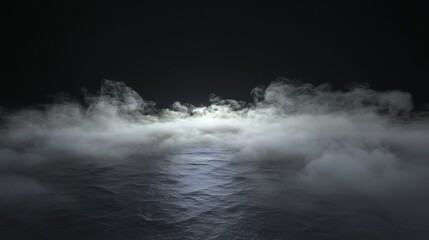 3D magic fog texture overlay perfect for horror themes.