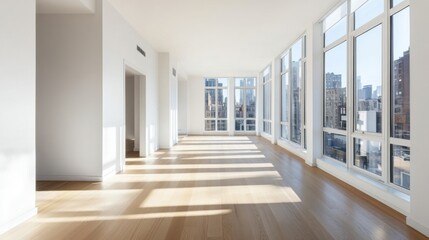 Sunlit Modern Apartment with City Views.