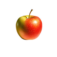 Fresh and Juicy Red Apple with Vibrant Skin and Glossy Finish Perfect for Healthy Lifestyle and Culinary Uses in Various Food Presentation and Decoration Transparent background, PNG