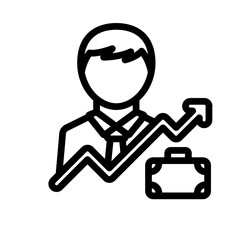 Promotion Arrow Vector Line Icon Design