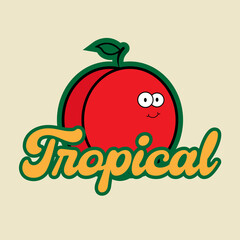 Sticker illustration Fruit