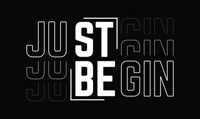  just begin t shirt design