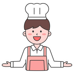 남자 요리사 일러스트