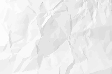 White clean crumpled paper