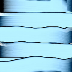 Abstract design with light blue and dark strokes, creating a unique and eye-catching visual.