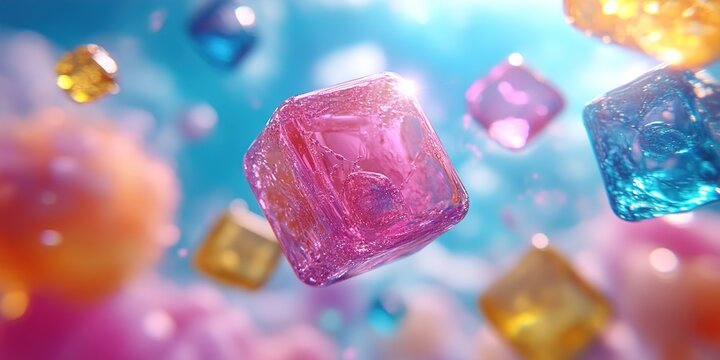 Abstract 3d Cubic Objects