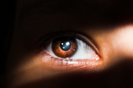 eye of the girl